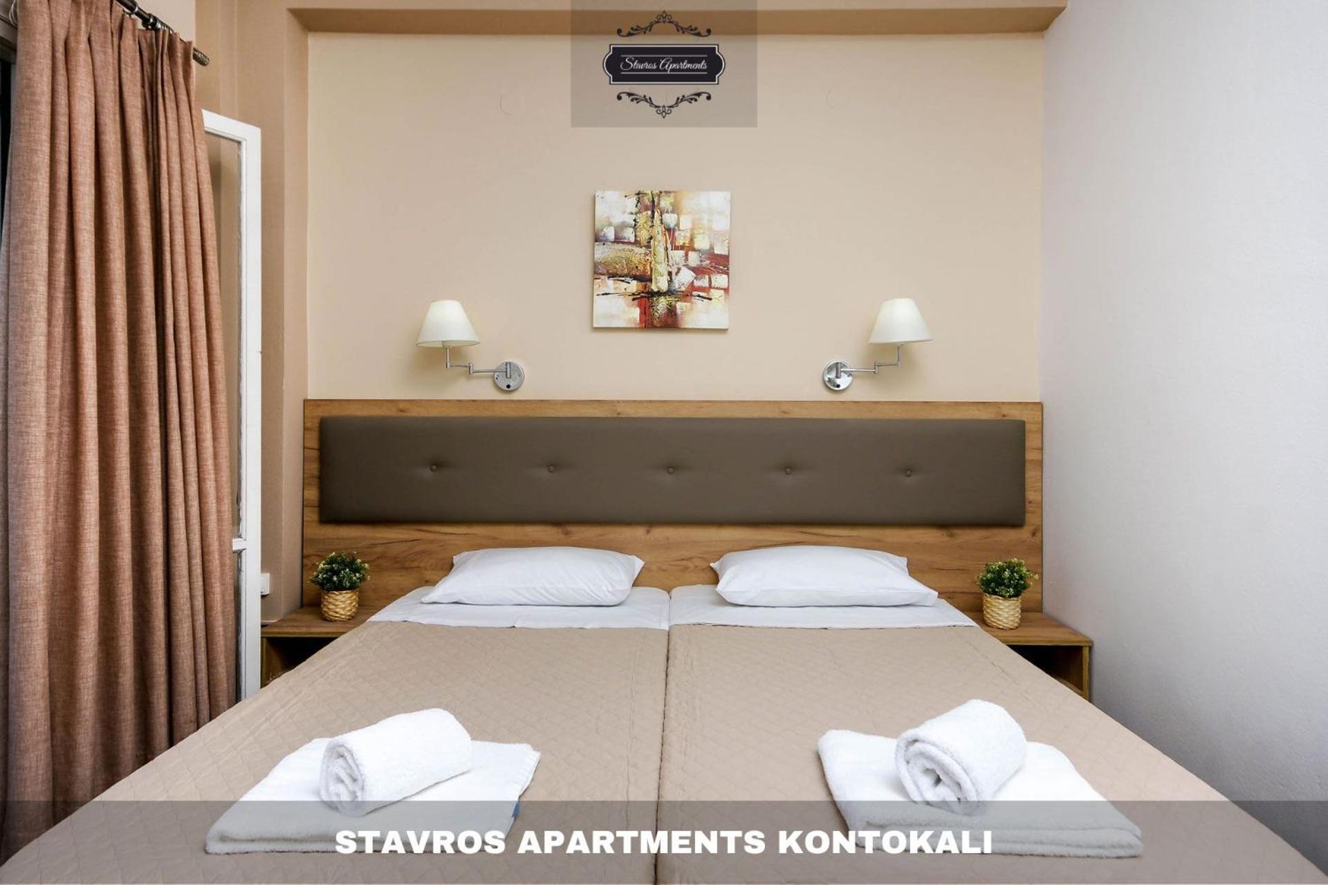 Stavros Apartments Kontokali Next To Gouvia Marina Luaran gambar