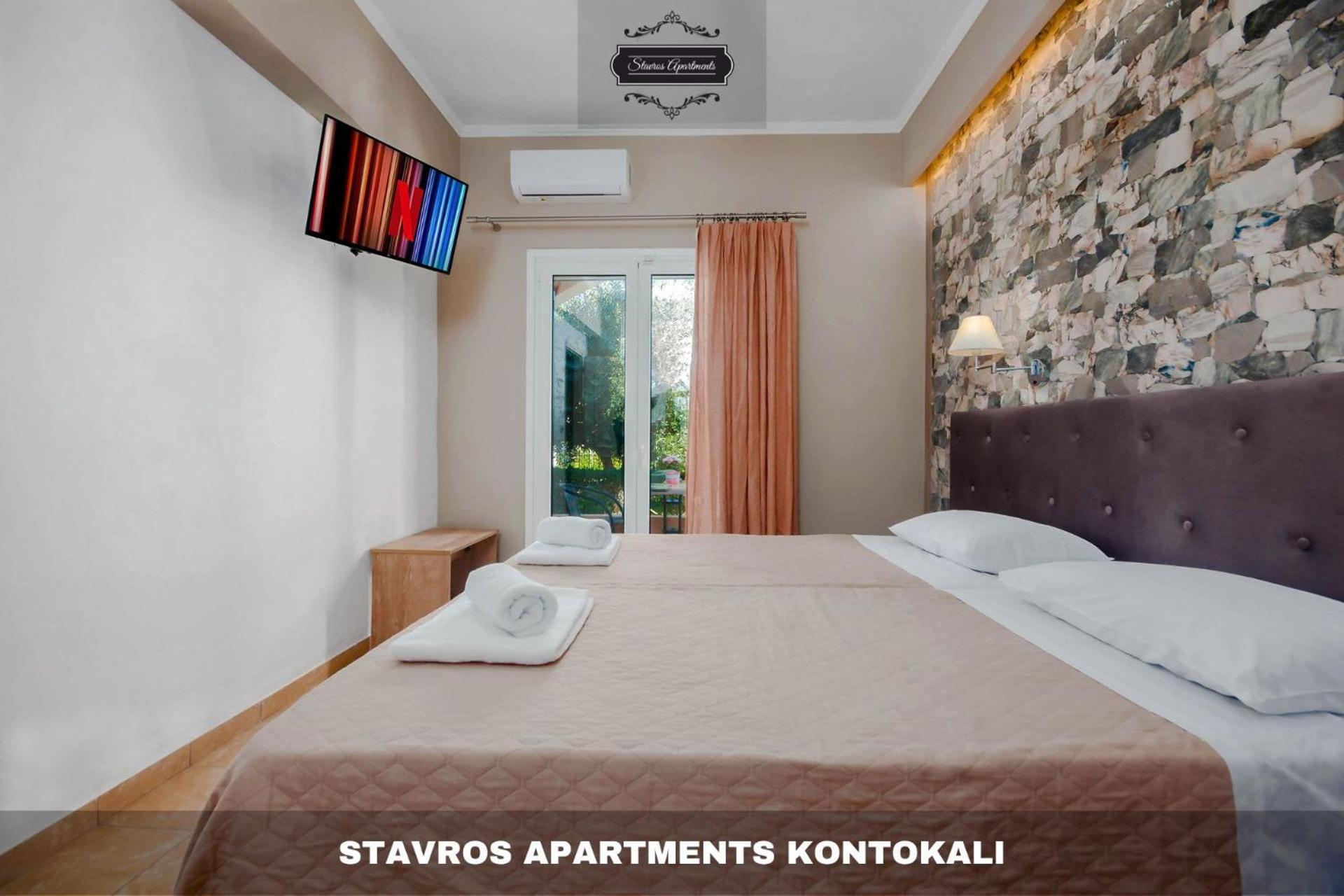 Stavros Apartments Kontokali Next To Gouvia Marina Luaran gambar