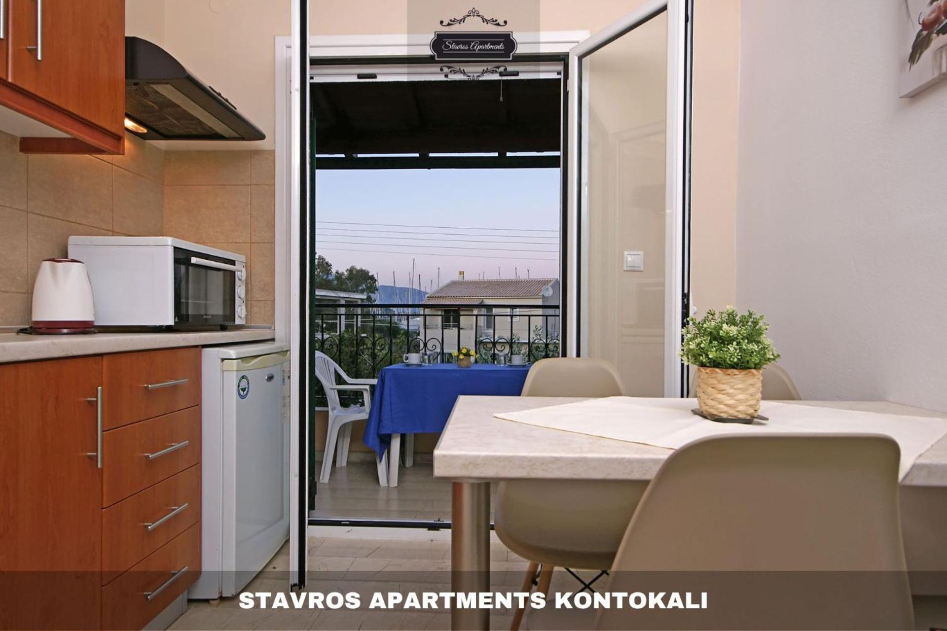 Stavros Apartments Kontokali Next To Gouvia Marina Luaran gambar