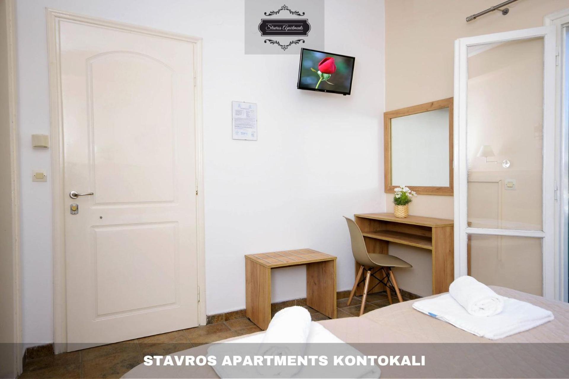 Stavros Apartments Kontokali Next To Gouvia Marina Luaran gambar